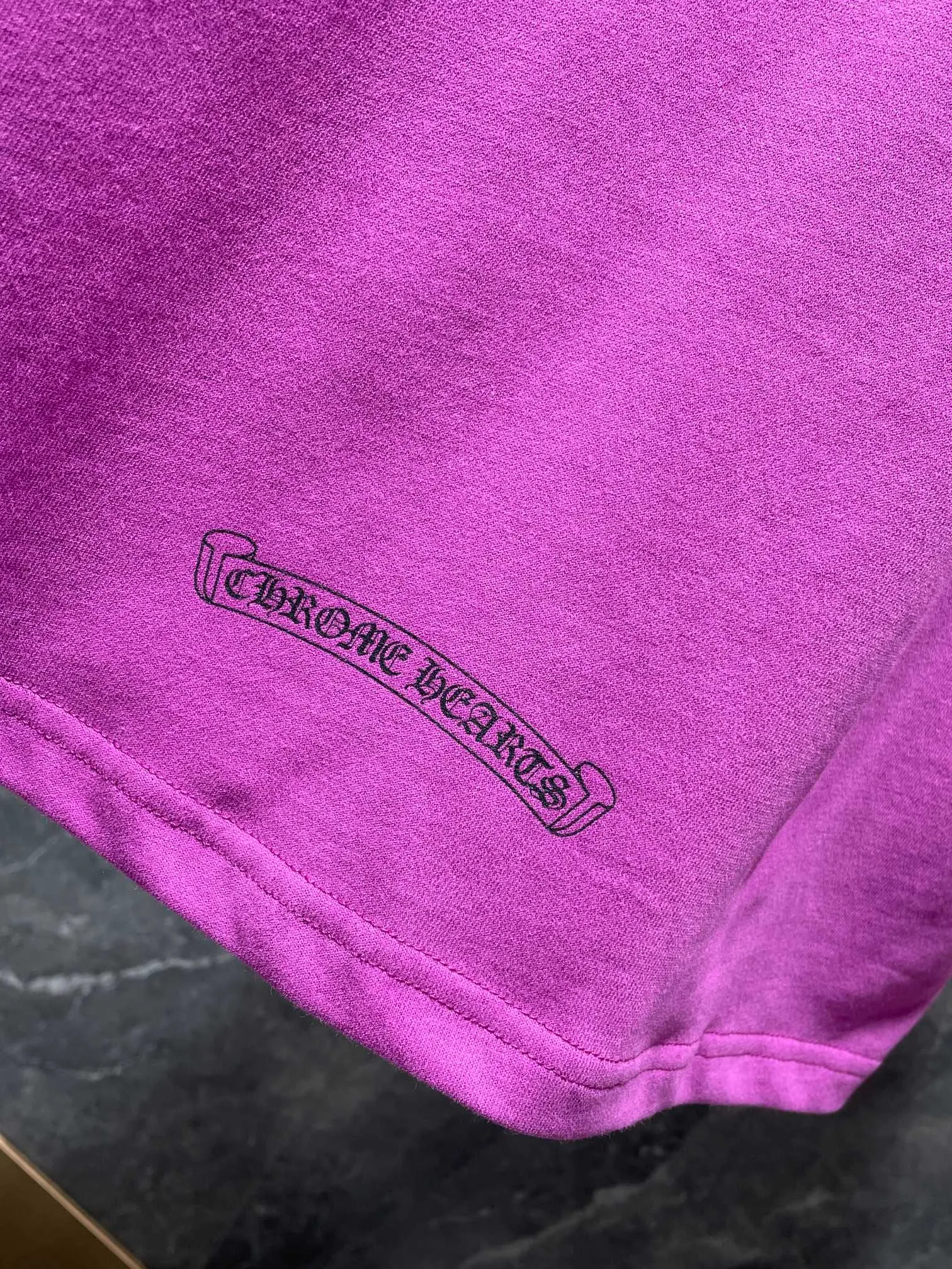 P130 New in summer Chrome Hearts 25ss High-weight, environmentally friendly and high-quality top-quality fabric 260g~270g Mattyboy graffiti spider web short-sleeved counter synchronization 1:1 replica version Recommended color: customized graffiti purple Size: S, M, L, XL